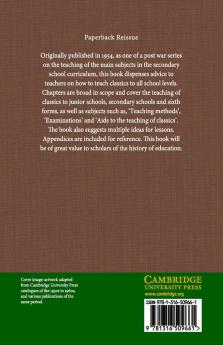 The Teaching of Classics