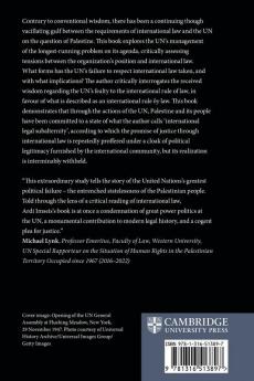 The United Nations and the Question of Palestine