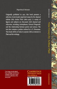 Nine Essays by Arthur Platt