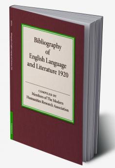 Bibliography of English Language and Literature 1920