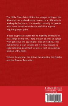 NRSV Giant Print Bible