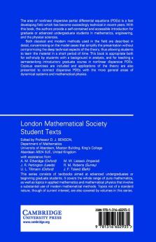 Dispersive Partial Differential Equations