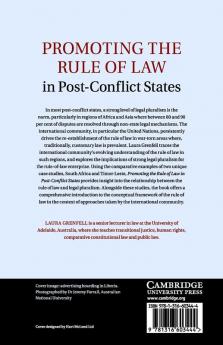 Promoting the Rule of Law in Post-Conflict States