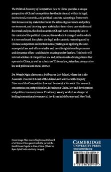 The Political Economy of Competition Law in China