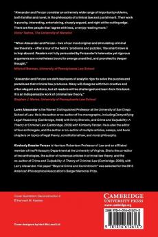 Reflections on Crime and Culpability