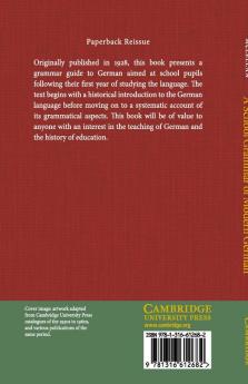 A School Grammar of Modern German
