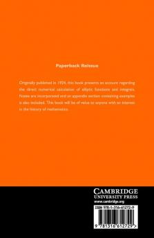 On the Direct Numerical Calculation of Elliptic Functions and Integrals