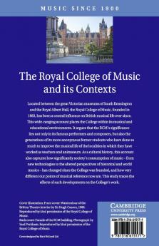 The Royal College of Music and its Contexts