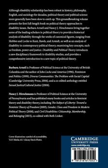 Disability and Political Theory
