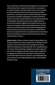 Writing the History of the British Stage