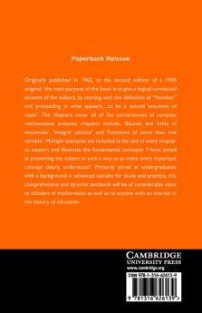 A Course of Analysis