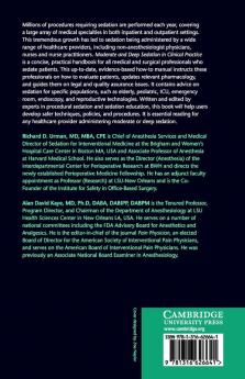 Moderate and Deep Sedation in Clinical Practice