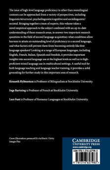 High-Level Language Proficiency in Second Language and Multilingual Contexts