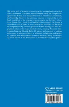 The Cambridge History of Eighteenth-Century Political Thought