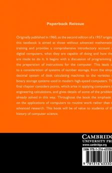 An Introduction to Automatic Digital Computers