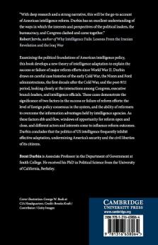 The CIA and the Politics of US Intelligence Reform