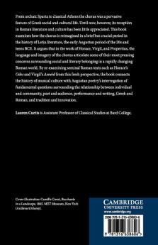 Imagining the Chorus in Augustan Poetry