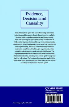 Evidence Decision and Causality