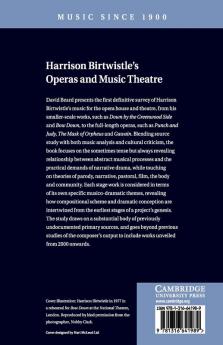 Harrison Birtwistle's Operas and Music             Theatre