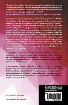 Comparative Public Budgeting