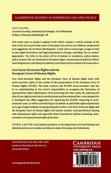 Core Socio-Economic Rights and the European Court of Human Rights