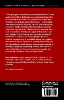 Kingship and Consent in Anglo-Saxon England 871-978