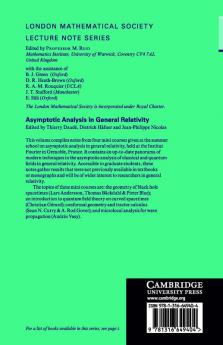 Asymptotic Analysis in General Relativity