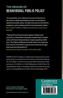 The Origins of Behavioural Public Policy