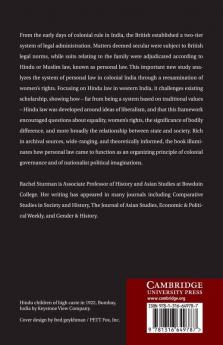 The Government of Social Life in Colonial             India