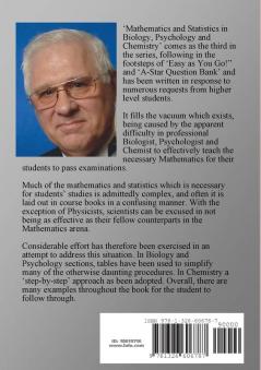 Mathematics & Statistics (Biology Psychology & Chemistry)