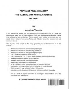 FACTS AND FALLACIES ABOUT MARTIAL ARTS & SELF DEFENSE VOL. 1