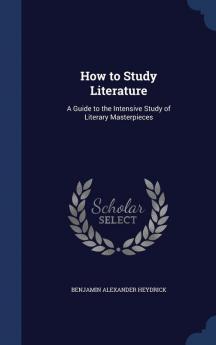 How to Study Literature