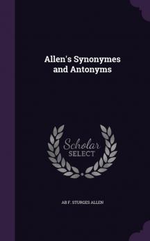 Allen's Synonymes and Antonyms