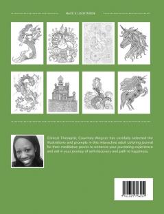 Adult Coloring Journal: Gratitude (Mythical Illustrations Pastel Floral)