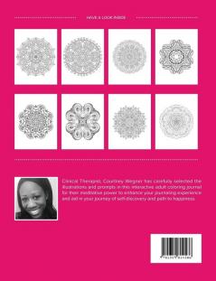 Adult Coloring Journal: Stress (Mandala Illustrations Rainbow Canvas)