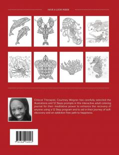 Adult Coloring Journal: Clutterers Anonymous (Sea Life Illustrations Cats)
