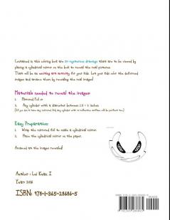 Mirror Anamorphic Art - Coloring Book (50 Drawings)