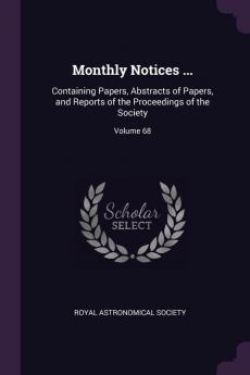 Monthly Notices ...