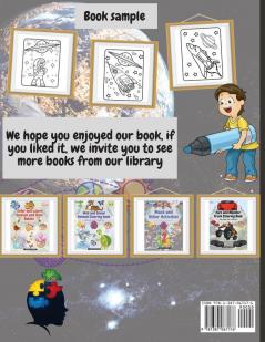 Space Coloring Book for Kids Age 3 and UP: Cute Illustrations for Coloring Including Planets Astronauts Spaceships Rockets Aliens