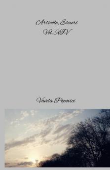 ARTICOLE ESEURI Vol. XIV