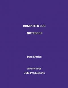 Computer Log Notebook