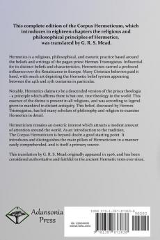 The Corpus Hermeticum