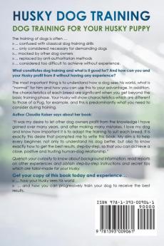 Husky Training - Dog Training for your Husky puppy