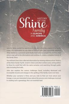 History of the Shine Family in Europe and America