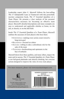 The 17 Essential Qualities of a Team Player (Internation Edition)