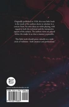 Technique and Interpretation in Violin-Playing