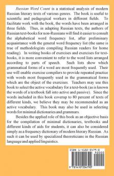 Russian Word Count: 2500 Words Most Commonly Used in Modern Literary Russian