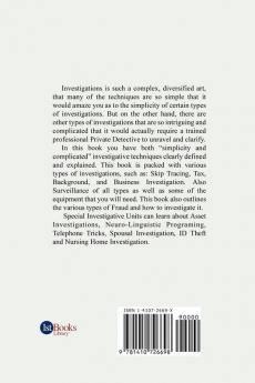 Private Detectives Guide to Special Investigations