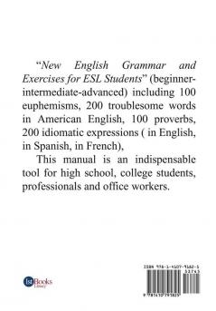 New English Grammar for Esl Students