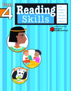 Reading Skills: Grade 4 (Flash Kids Harcourt Family Learning)